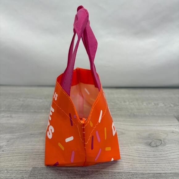 Dunkin Donuts Orange Donuts Mini Tote Bag - My Goal is More Donuts - Picture 5 of 16